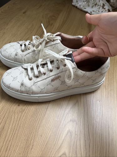 Joop leder schuhe weiß - leder,
